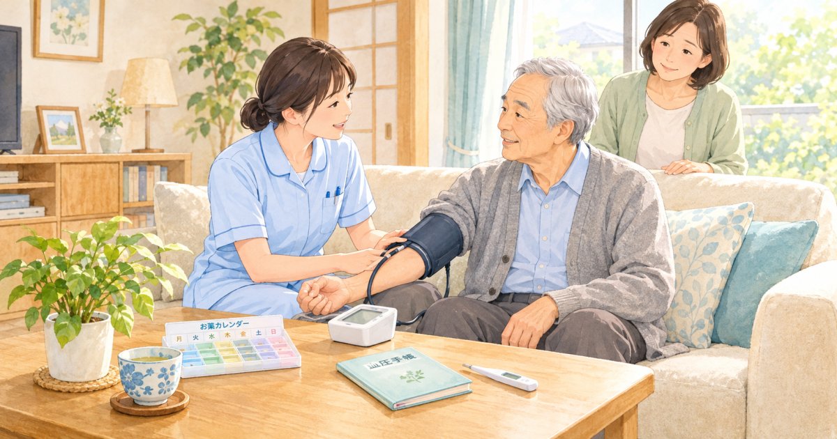 一人暮らしの父を支える訪問看護、服薬管理から通院連携まで解説