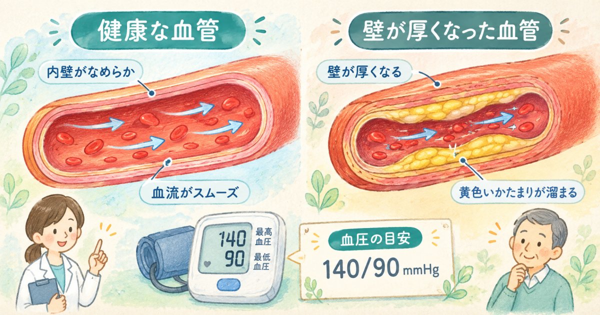 自覚症状のない高血圧が血管を傷つける仕組み