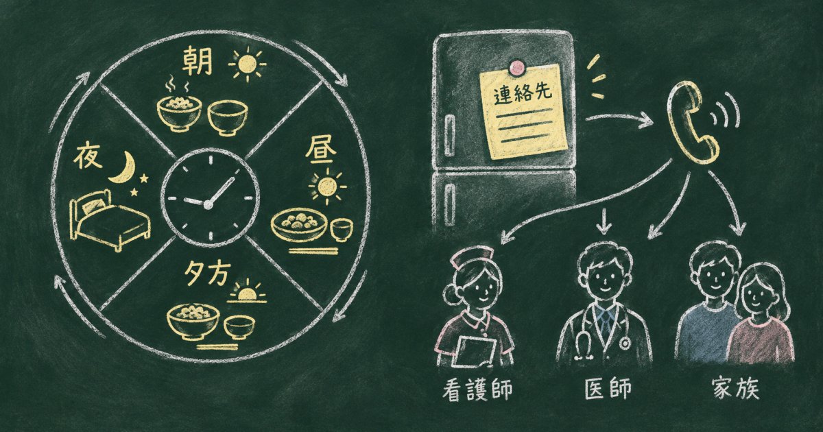 自宅で看取る準備と心構えは、娘が不在の時間から考える