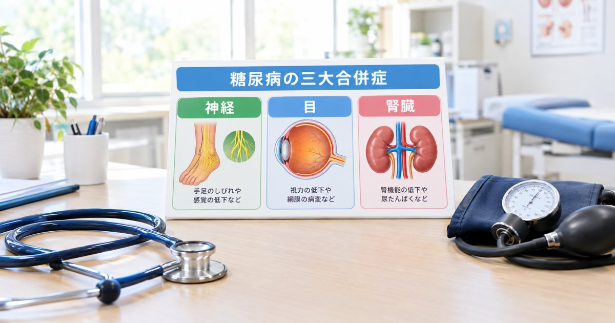 高血糖の症状が出るしくみと、自覚がないまま三大合併症が進む理由
